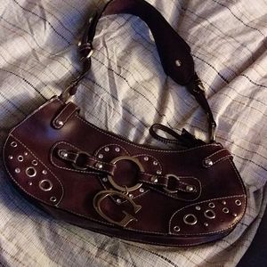 Purple guess purse